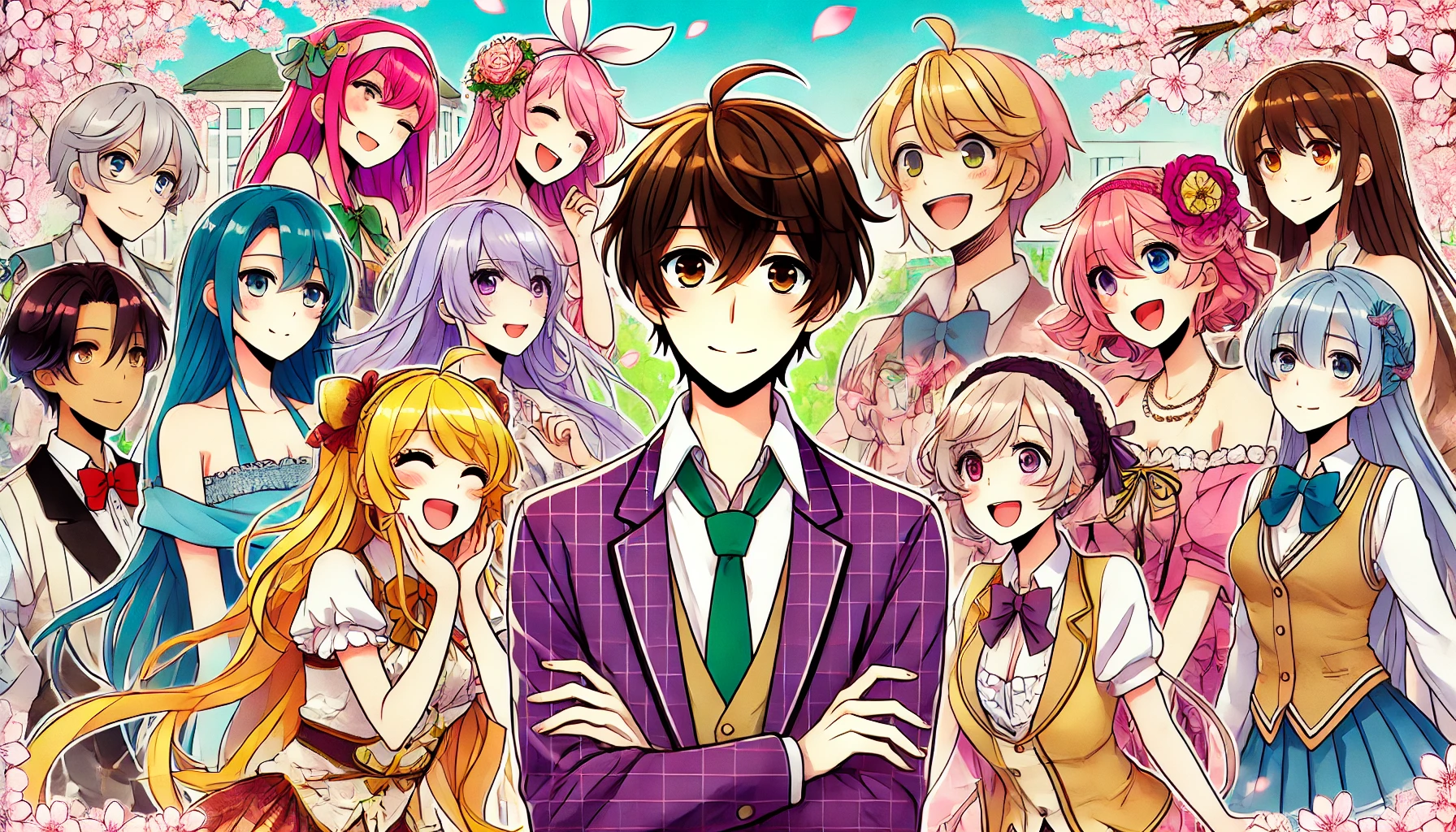 「君のことが大大大大大好きな100人の彼女」のイメージイラスト