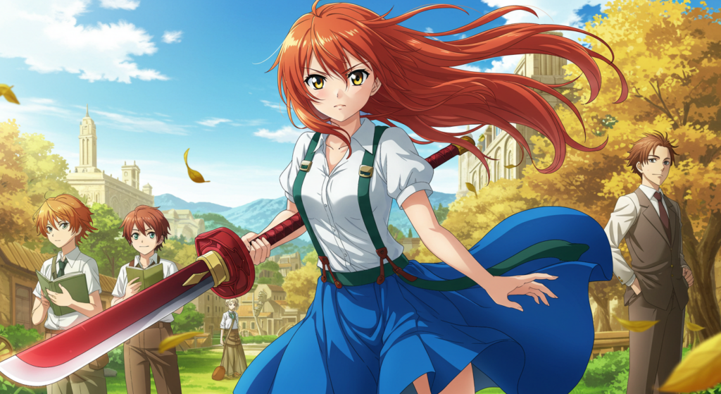 AI生成されたイメージイラスト：人気キャラクターをイメージしたオリジナルビジュアル（ImageFXで作成）